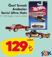 HOT WHEELS OYUNCAK ÖZEL TEMALI ARABALAR SERİSİ ULTRA HOTS